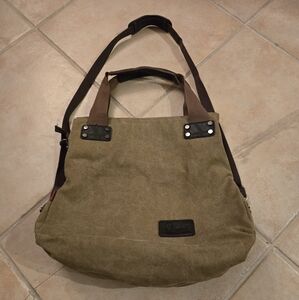 Oris canvas bag large messenger hobo purse overnight